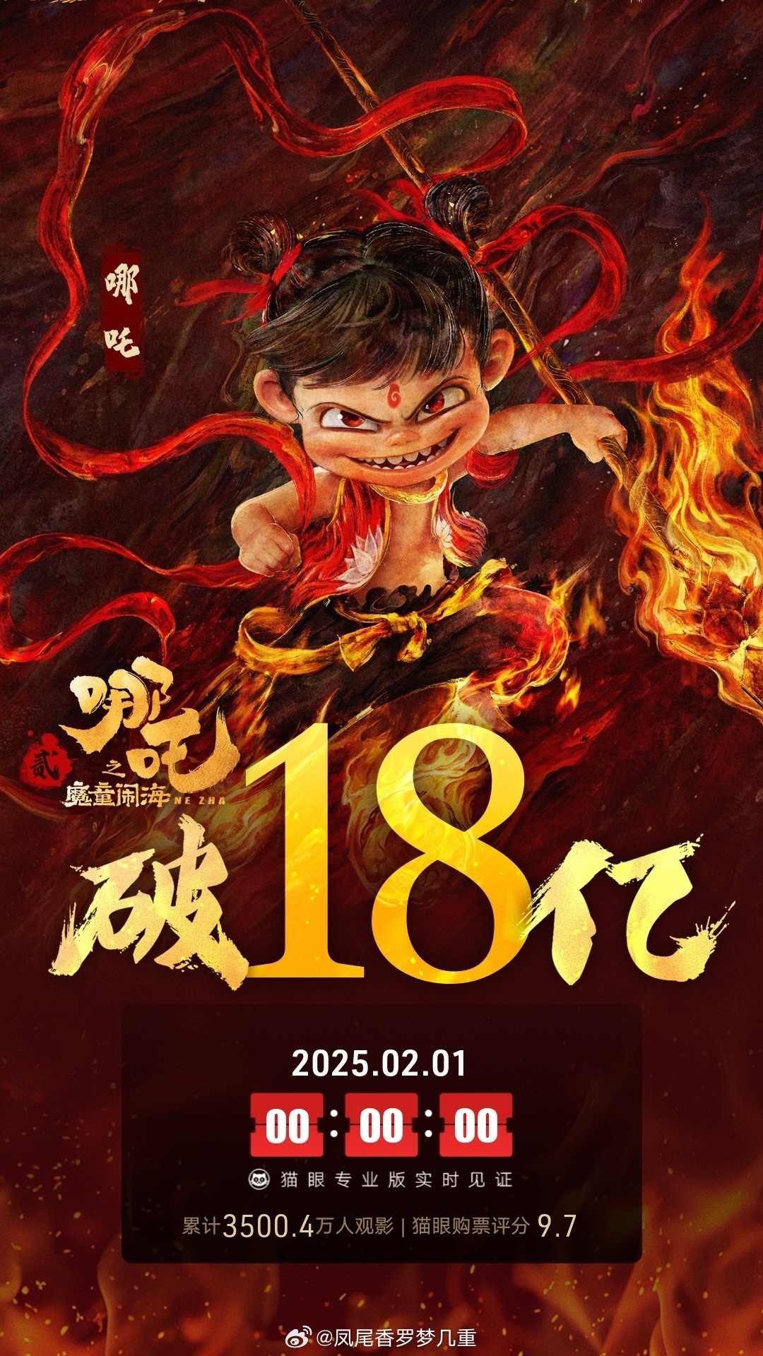 120亿神话再现！哪吒2海报引爆全网，你敢信这部动画要逆天？